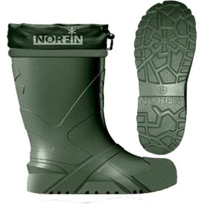 Сапоги зимние NORFIN BERINGS с манжетой олива -45С EVA р.43-44 14861-4344